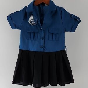 Girls 4-6 Police Woman Cosplay Dress